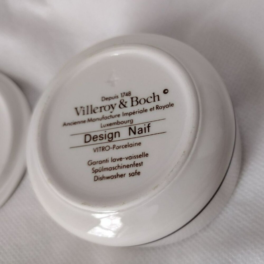 Vintage Villeroy & Boch Trinket Box, Gerard Laplau, Porcelain Round Covered Box - Picture 4 of 5